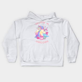 Believe in Unicorn Kids Hoodie